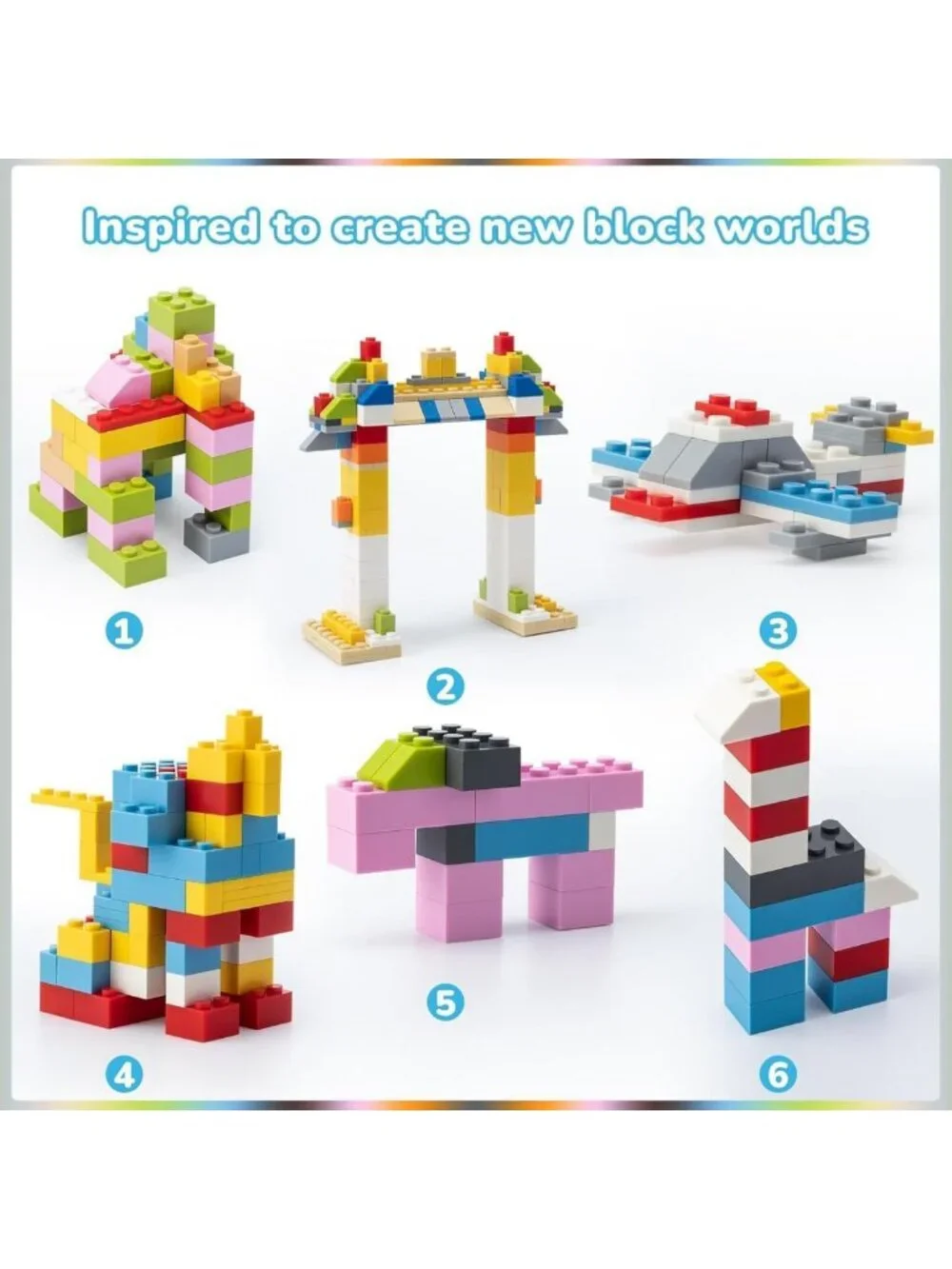 1500 Classic Building Bricks Set - STEM Educational Construction Toys for Ages
